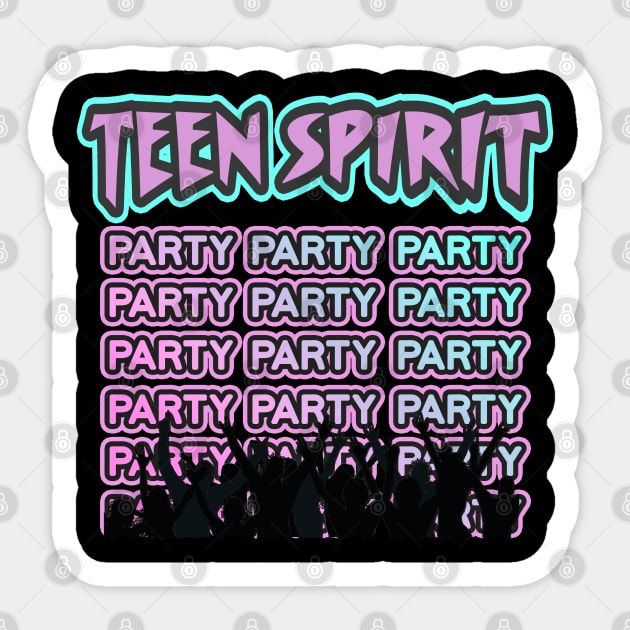 Teen Spirit Sticker by GLStyleDesigns